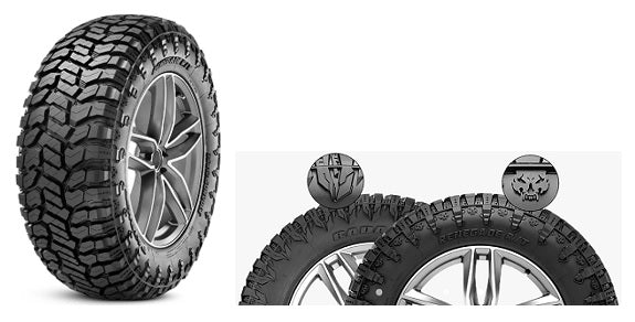 LT285/70R17 LR/E RADAR RENEGADE RT BLK